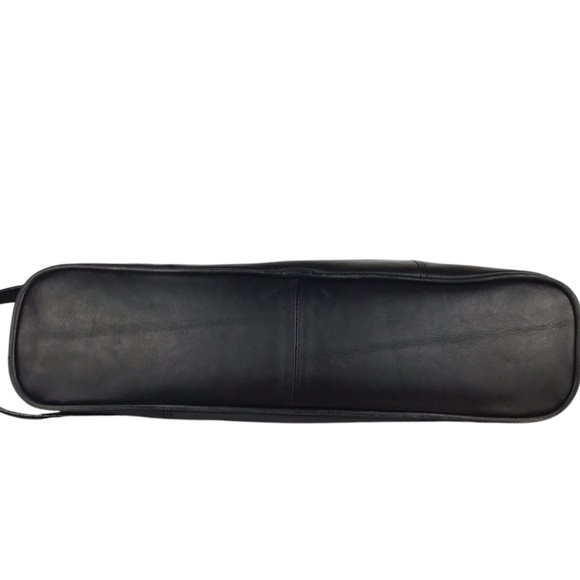 Italian Leather Black Tote Bag - Picture 7 of 16